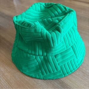 3 FOR $12 Spring Green Textured Terry Cloth Bucket Hat